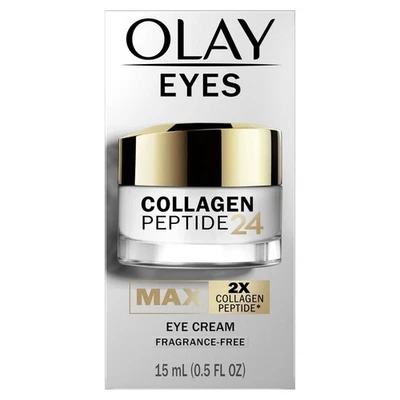 Olay Eyes Collagen Peptide 24 MAX Eye Cream, Fragrance-Free, 0.5 oz - Image 1 of 4