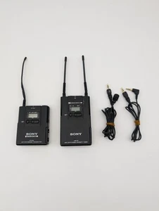 Sony UTX-B2 UHF Transmitter & URX-P2 UHF Tuner, Lavalier Microphone, XLR Output - Picture 1 of 19