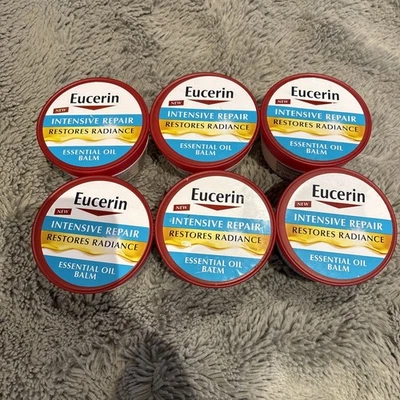 6 X Eucerin интенсивный ремонт эфирное масло бальзам для очень сухой кожи новый запечатанный 7 унций - Изображение 1 из 3