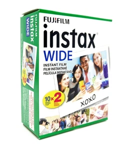 Fujifilm Instax Wide Instant Film Twin Pack 20 fogli scadenza 10/2023 nuovo sigillo - Foto 1 di 1