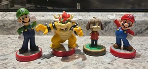 Lote Amibo De 4 Mario - Luigi - Bowser & Digby - Imagen 1 de 5