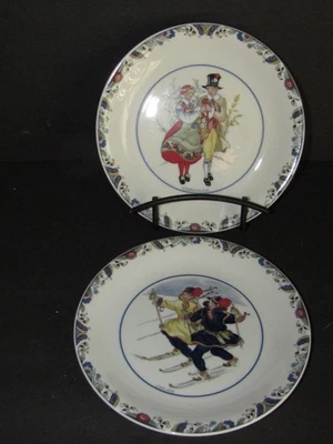 Rorstrand Svenska Landskapsdrakten DISFRACES NACIONALES SUECOS Juego 2 Platos 6.5" Foto 1 de 4
