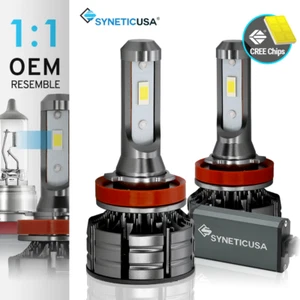 Kit de bombillas antiniebla de faros LED Syneticusa H11 haz alto bajo 6000 k blanco - Imagen 1 de 10