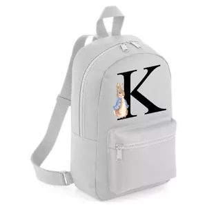 Zaino Personalizzato Bambini Design Coniglio Ragazze Ragazzi Back To School Zaino MBPR - Foto 1 di 3