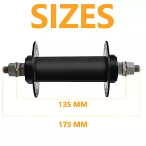 Bujes traseros Beach Cruiser Fat Bike 140 orificios bujes delanteros 3/8" para neumático Fat 26" 4.0 - Imagen 1 de 11