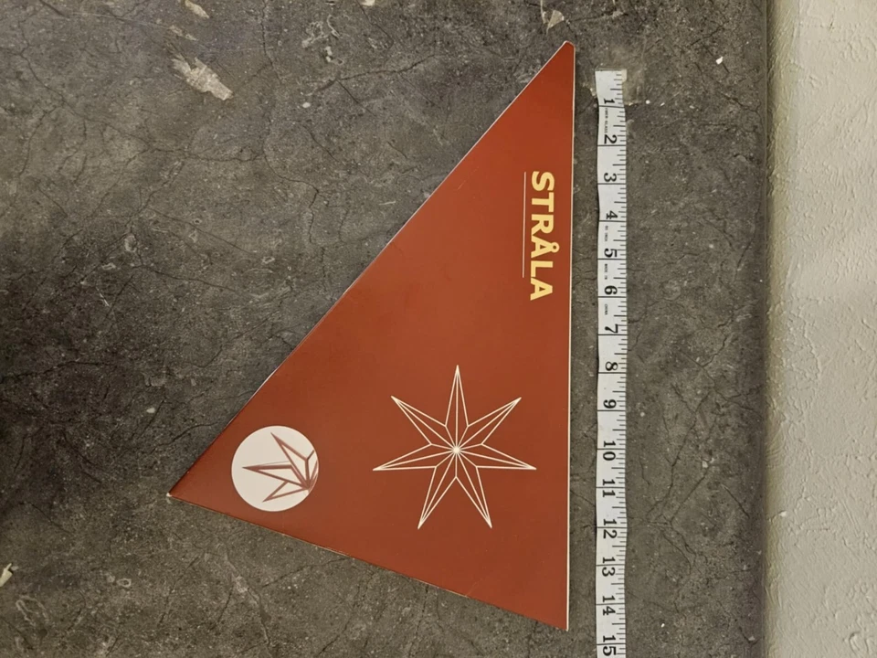 Ikea STRALA Star Light Pendant Table Lamp Shade Christmas Holiday Decor  28" - Image 1 of 4