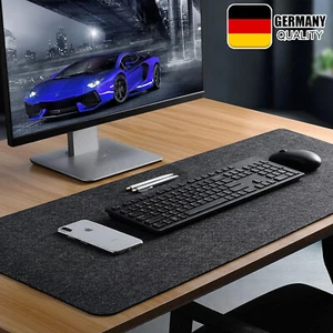 Groß Schreibtischunterlage Tischunterlage Schreibtischmatte Filz Mauspad100x40cm - Bild 1 von 16