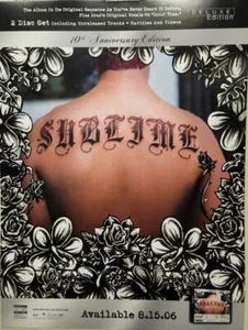 SUBLIME 2006 Anniversary Edition Promotional Poster Flawless New Old Stock - Picture 1 of 2