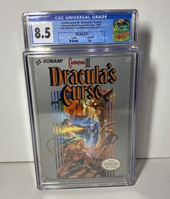 Castlevania III: Dracula's Curse (Nintendo NES CGC 8.5A+ SEALED
