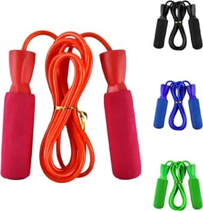 Skipping Rope Adult, Foam Grip Adjustable Jump Rope, speed rope, exercise rope - Picture 1 of 13