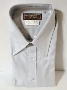 Vintage Jandy Place Bardon Button Down Shirt 17 1/2 34-35 - NEW OPEN PACKAGE - Picture 1 of 4