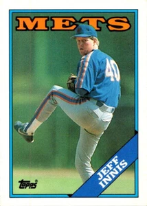 1988 Topps Traded #54T Jeff Innis - New York Mets - Picture 1 of 2