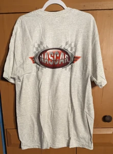 HTF VTG Gildan NASCAR Racing Oval Logo T-Shirt Mens Size XL Heavyweight NEW - Picture 1 of 7