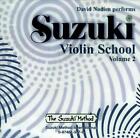 Suzuki Violin School 2 CD by David Nadien (English) Compact Disc Book