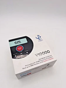 CPR V10000 Bloqueur d'appels double mode noir 3" affichage numérique pour téléphones fixes - Photo 1/7