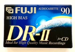 FUJI DR-II Type 2 High Bias 90 Minute Audio Cassette for CD Sealed - Brand New - Picture 1 of 2
