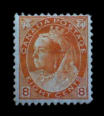 Canada Sc#82 Queen Victoria NUMERAL (1898) Issue, MINT, F-VF, OG, Partial HR - Image 1 of 3