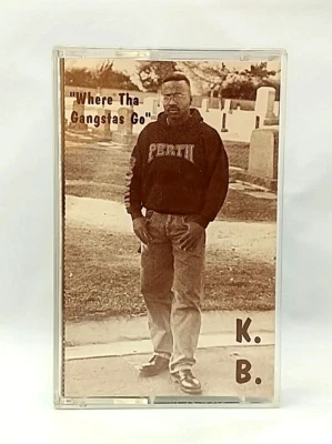 (Cass) K.B. – Where Tha Gangstas Go, US OG Press, RA4550, EP, Single, NM/NM. - Image 1 of 4