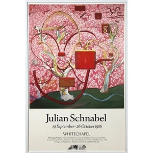 Vintage Julian Schnabel 1986 Whitechapel Gallery Exhibition Print, Framed - Picture 1 of 4