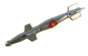 G.I. Joe Vehicle Part 1986 Cobra Night Raven Jet Missile/Bomb Rocket! - Picture 1 of 3