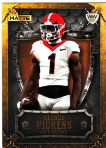 2022 Wild Card Matte #WW-18 GEORGE PICKENS  WEEKEND WARRIOR SP #42/100  MADE - Picture 1 of 1