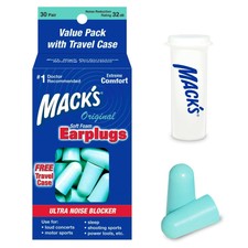 Mack's Original Ear Plugs (30 Pair) - Mint Green
