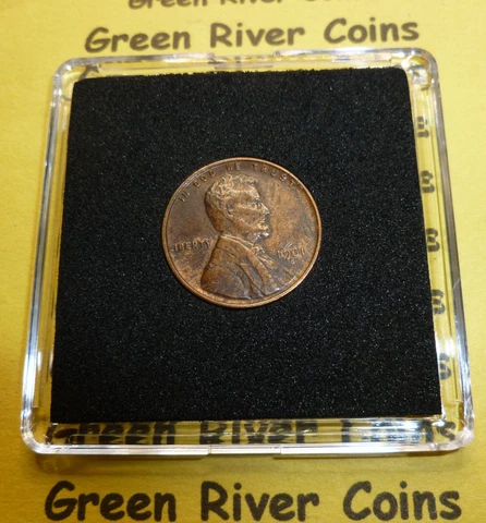 1931-S  Lincoln Cent #A7-31-S   Coin Rare Key Date in Display  Case Cover