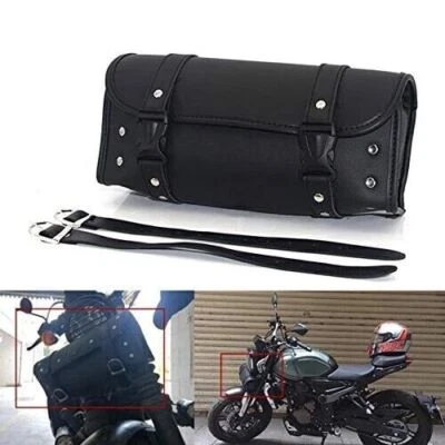 Bolsa de herramientas horquilla manillar rollo barril bolsa para Yamaha Virago 1100 750 700 250 125 Foto 1 de 4