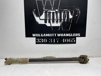 37" Jeep TJ 97-02 Wrangler 4.0 2.5 FRONT Driveshaft AUTOMATIC 52098378 CC 5Q - Image 1 of 4