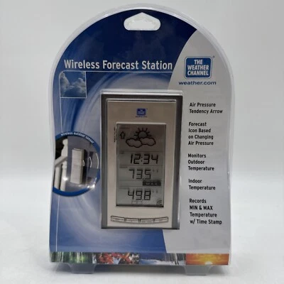 The Weather Channel Wireless Weather Station WS-9055TWC CIB Monitors Temperature - Image 1 of 2