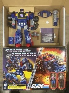 Hasbro THUNDER MACHINE SOUNDWAVE W/Box GI JOE x TRANSFORMERS 2024 No Joe Figures - Picture 1 of 20