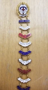 Vintage Baptist Sunday School Twenty Second Year Pin - Bild 1 von 9