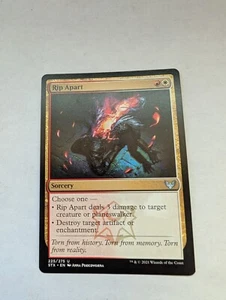 Rip Apart 225/275 Non Foil Uncommon Commander 2021 MTG Near Mint - Picture 1 of 1