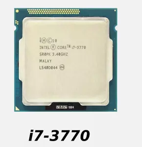 Intel 3rd Gen Core i7-3770 SR0PK 3.40GHz (Turbo 3.90GHz) 4-Core 8M LGA-1155 CPU - Picture 1 of 3