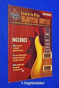 House of Blues Learn to Play Electric Guitar Beginner Songbook CD DVD J McCarthy - Foto 1 di 4