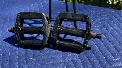 1990 Old School BMX GT Pedals BLACK  1/2" Performer Freestyle VP-912 Dyno Compe - Image 1 of 4