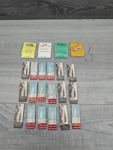 Konvolut 22 Vintage Strumpfwaren Ausbesserungssets. Die meisten sind Echtseide. - Bild 1 von 9