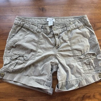 Pantalones cortos para mujer Caribean Joe Island Supply Company talla 12 pequeños bolsillos verdes Foto 1 de 4