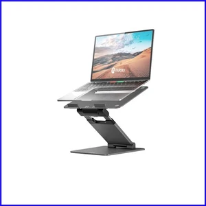 Sleek Aluminum Laptop Stand with Ergonomic Design - Perfect for Home or Office - Picture 1 of 9
