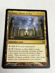 MTG Journey Into Nyx #223 Nykthos, Shrine to Nyx NM - Picture 1 of 4
