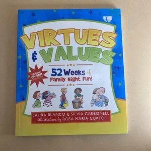 Virtues and Values: 52 Weeks of Family Night Fun. Laura Blanco With CD - Picture 1 of 10