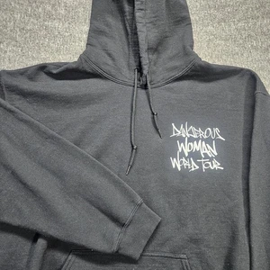 Urban Outfitters Ariana Grande Dangerous Woman Tour Graphic Hoodie Size Large - Picture 1 of 11