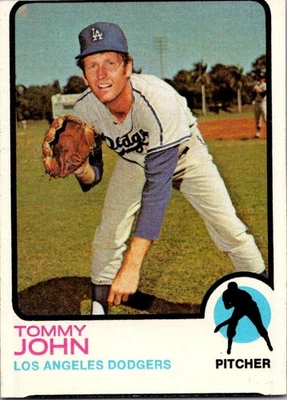 1973 Topps Tommy John #258 - EX - MC - Dodgers - Image 1 of 2