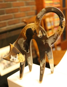 Gato de cerámica de losa de colección (Canadá) 6,5" - Imagen 1 de 3