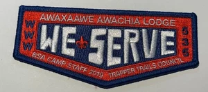 OA Lodge 535 Awaxaawe Awachia Utah 2019 Camp Staff Boy Scout DC4 - Picture 1 of 1