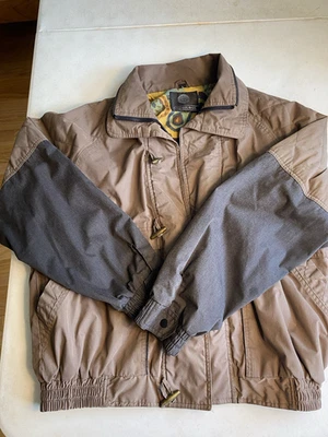 Andhurst Jacket Men's Large Bomber Jacket Two Toned Paisley Lined Foto 1 de 4