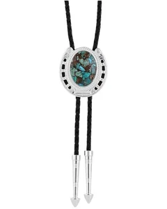 Montana Silversmiths The Pioneer's Turquoise Bolo Tie - BT5150 - Picture 1 of 3