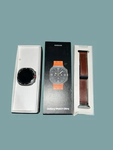 Samsung Galaxy Watch Ultra 47mm LTE Orange Strap - No Charger, + 1Strap - Picture 1 of 12