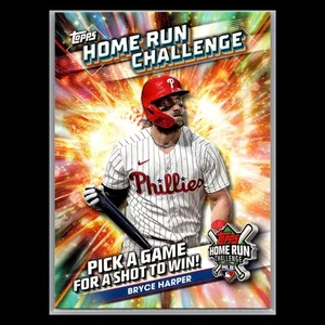 2024 Topps Serie 1 - #HRC-18 Bryce Harper Home Run Challenge - Phillies - Foto 1 di 2