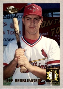 Jeff Berblinger 1993-94 Fleer Excel #3 RC FREE SHIPPING AutographDen - Picture 1 of 2